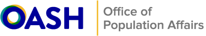 Logo for OASH: Office of Population Affairs