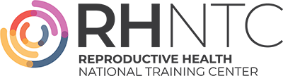 Logo for RHNTC: Reproductive Health National Training Center